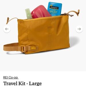 REI Yellow Travel Kit Toiletry Bag